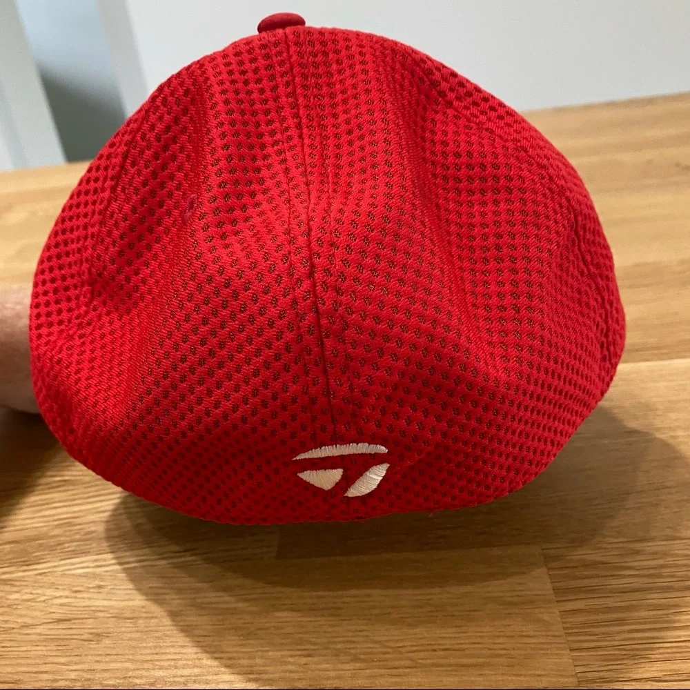 Flex-Fit Taylormade Golf Red Hat Sz L/XL NWOT - Picture 2 of 7